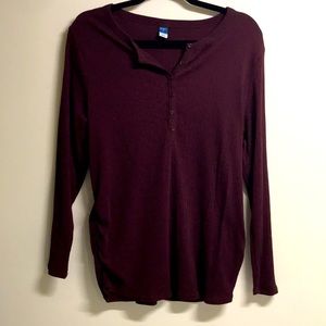 Ruched Old Navy maternity long sleeve